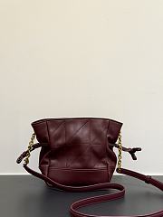 Okify YSL Jamie Mini Bag Red Burgundy 15.5x14.5x8cm - 3