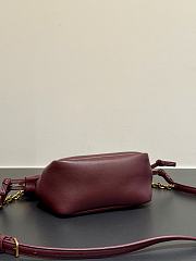 Okify YSL Jamie Mini Bag Red Burgundy 15.5x14.5x8cm - 5