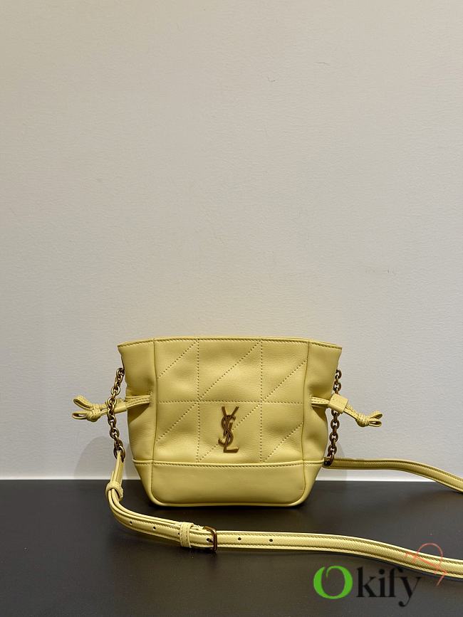 Okify YSL Jamie Mini Bag Yellow 15.5x14.5x8cm - 1