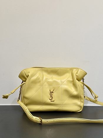 Okify YSL Jamie Small Bag Yellow Lambskin 26x18x12.5cm