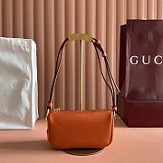 Okify Gucci Half Horsebit Bag Orange 19.5x19x9cm - 1