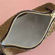 Okify Gucci Half Horsebit Bag Brown Suede 19.5x19x9cm - 4