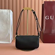 Okify Gucci Half Horsebit Bag Black 19.5x19x9cm - 1