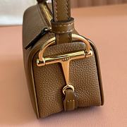 Okify Gucci Half Horsebit Bag Brown 19.5x19x9cm - 5