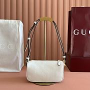 Okify Gucci Half Horsebit Bag White 19.5x19x9cm - 1