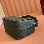 Okify Gucci Half Horsebit Bag Dark Green 19.5x19x9cm - 3