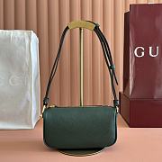 Okify Gucci Half Horsebit Bag Dark Green 19.5x19x9cm - 1