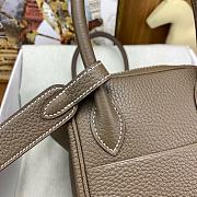 Okify Hermes Lindy 26 Clemence Bag Gray 26cm - 5