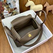 Okify Hermes Lindy 26 Clemence Bag Gray 26cm - 3
