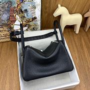 Okify Hermes Lindy 26 Clemence Bag Black 26cm - 2