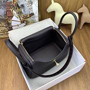 Okify Hermes Lindy 26 Clemence Bag Dark Brown 26cm - 5