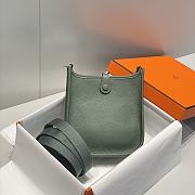 Okify Hermes Evelyne 18 Bag Almond Green - 5
