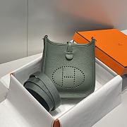 Okify Hermes Evelyne 18 Bag Almond Green - 1