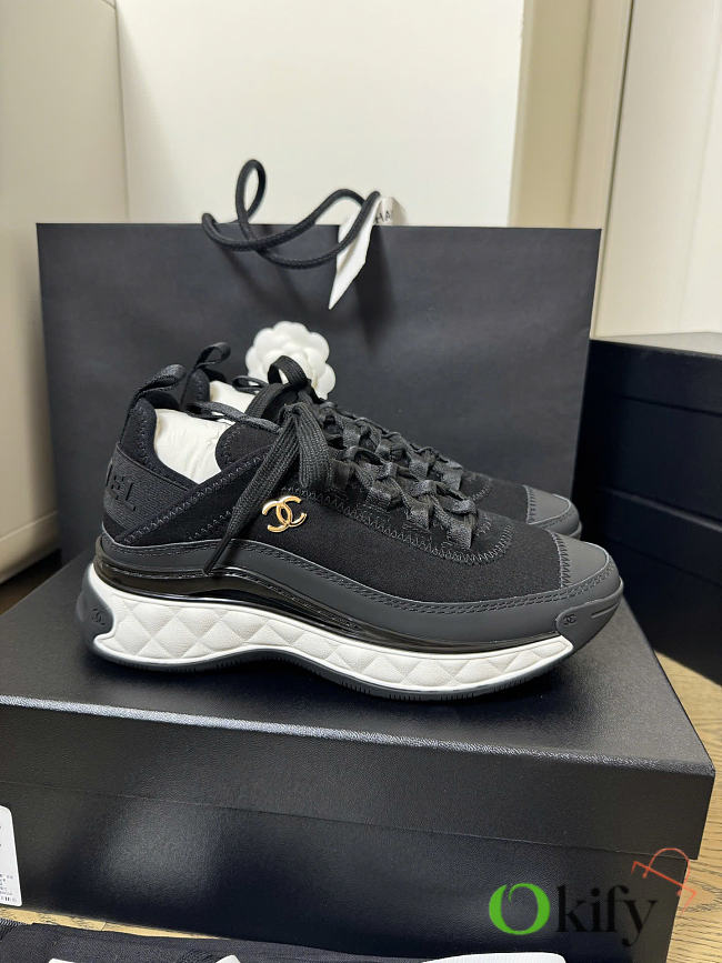 Okify CC Black Sneakers 7035 - 1