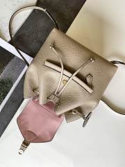 Okify Louis Vuitton Montsouris PM Beige Backpack M45410 33x27.5x14cm - 2