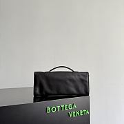 Okify Bottega Veneta Andiamo Clutch Bag Black Lambskin 31x13x3cm - 4