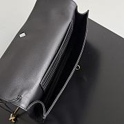 Okify Bottega Veneta Andiamo Clutch Bag Black Lambskin 31x13x3cm - 6