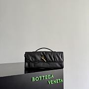 Okify Bottega Veneta Andiamo Clutch Bag Black Lambskin 31x13x3cm - 1