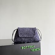 Okify Bottega Veneta Giorno Bag Purple Suede 33x19x8cm - 6