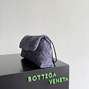 Okify Bottega Veneta Giorno Bag Purple Suede 33x19x8cm - 4