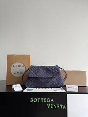Okify Bottega Veneta Giorno Bag Purple Suede 33x19x8cm - 1