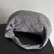 Okify Bottega Veneta Large Jodie Bag Gray Suede 48x40x16cm - 4