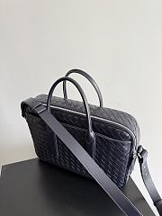 Okify Bottega Veneta Getaway Briefcase Black 39x28.5x8cm - 2