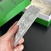 Okify Bottega Veneta Silver Card Holder 10x8x0.5cm - 5