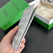 Okify Bottega Veneta Silver Wallet 13.3x9.5cm - 3