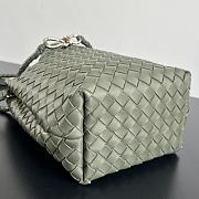 Okify Bottega Veneta Andiamo Bucket Bag Olive Green 25x18.5x11cm - 6
