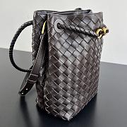 Okify Bottega Veneta Andiamo Bucket Bag Dark Brown 25x18.5x11cm - 6