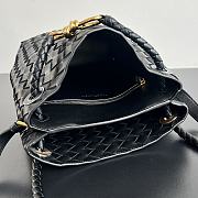 Okify Bottega Veneta Andiamo Bucket Bag Black 25x18.5x11cm - 4