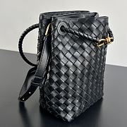 Okify Bottega Veneta Andiamo Bucket Bag Black 25x18.5x11cm - 2