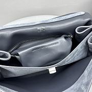 Okify Balenciaga Rodeo Medium Bag Dusty Blue Suede 34x11x24cm - 2