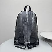 Okify Balenciaga Black Waxed Lambskin Backpack 47x35x20cm - 4