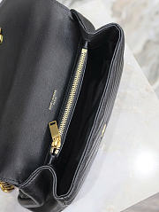 Okify YSL Monogram College Bag Black 24x17x6.5cm - 2