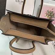 Okify Celine Micro Luggage Bag Brown 20x20x10cm - 3