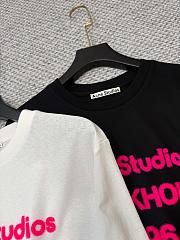 Okify Acne Studio White Long Sleeve T-shirt  - 5