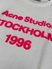 Okify Acne Studio White Long Sleeve T-shirt  - 4