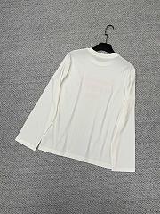 Okify Acne Studio White Long Sleeve T-shirt  - 2