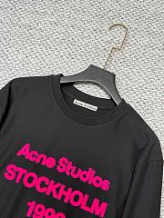 Okify Acne Studio Black Long Sleeve T-shirt  - 5