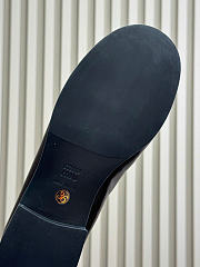 Okify MiuMiu Dark Brown Loafers With Straps - 2