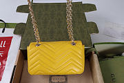 Okify Gucci Marmont Bag Yellow 22x12.5x6cm - 5