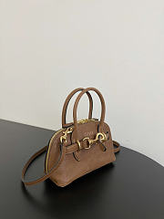 Okify MiuMiu Adventure Mini Bag Brown 21x13x8cm - 3