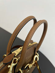 Okify MiuMiu Adventure Mini Bag Brown 21x13x8cm - 4