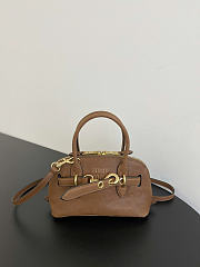 Okify MiuMiu Adventure Mini Bag Brown 21x13x8cm - 1