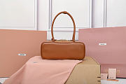 Okify MiuMiu Beau Small Bag Brown 28x11.5x8cm  - 5
