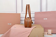 Okify MiuMiu Beau Small Bag Brown 28x11.5x8cm  - 3
