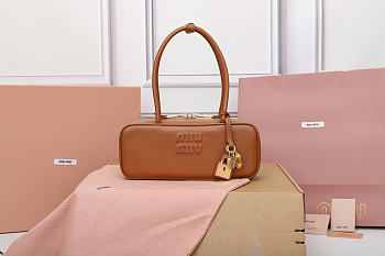 Okify MiuMiu Beau Small Bag Brown 28x11.5x8cm 