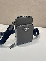 Okify Prada Phone Bag Gray 2ZH126 18x12x4cm - 3